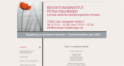 Desktop Screenshot of fischinger-bestattungen.de